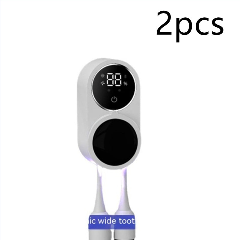 Portable UV Toothbrush Holder Sanitizer & Disinfectant with Toothpaste Accessories