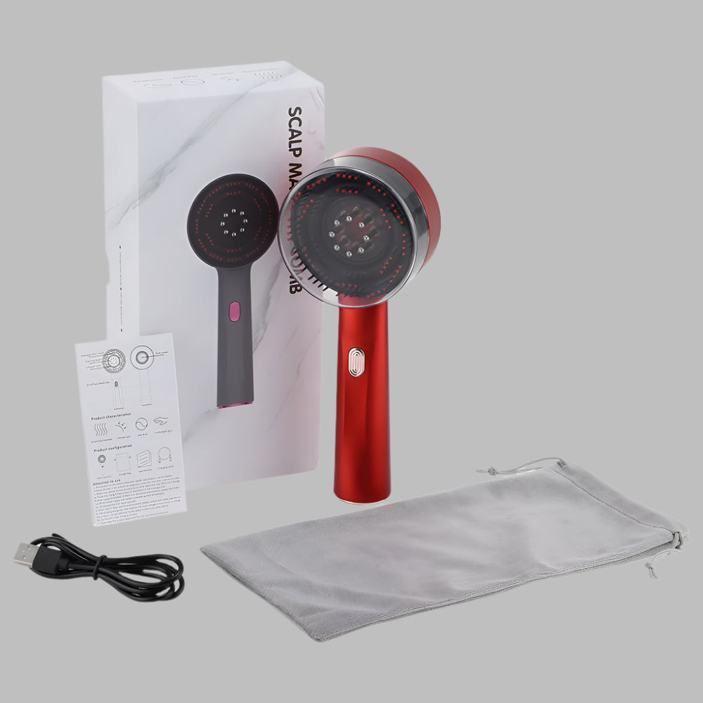 ScalpRevive Hair Massager - Portable electric scalp massager for hair growth and anti-hair loss care.