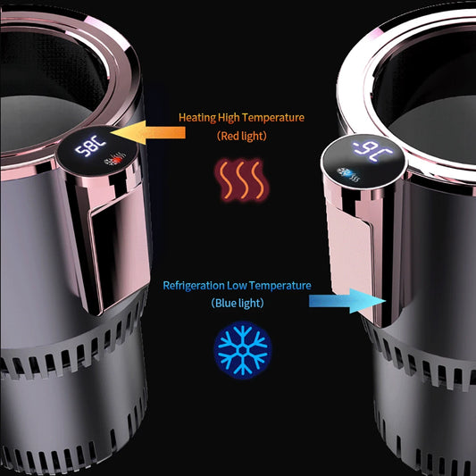 ThermoDrive Duo Cup - 2-in-1 Car Cup Warmer & Cooler: